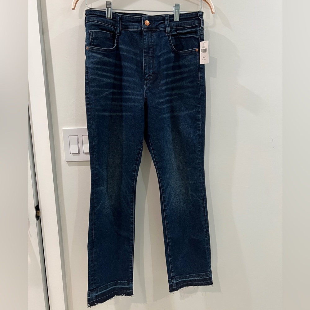 Anthropologie Pilcro High-Rise Dark Blue Jeans